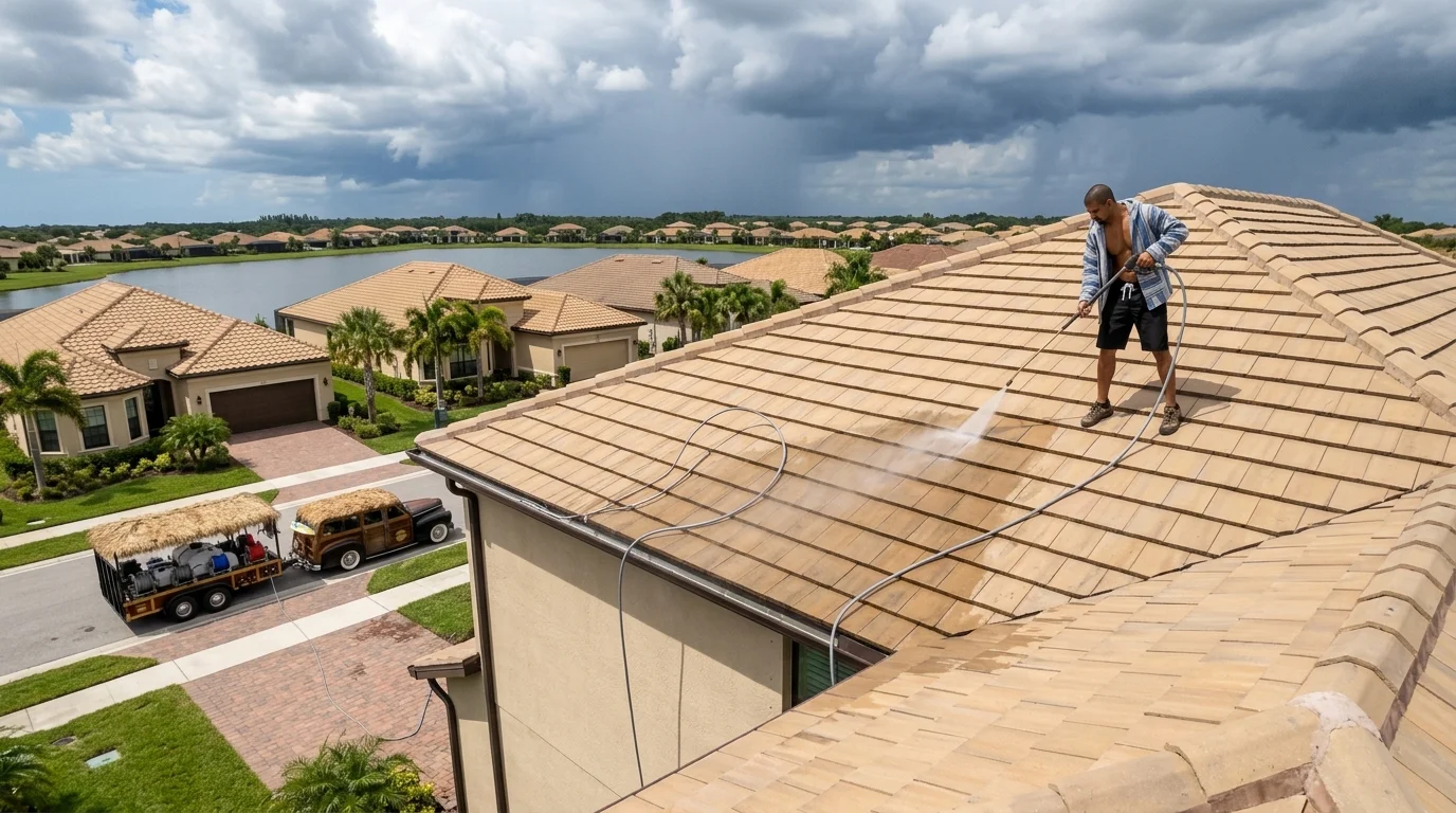 Esplanade by the Islands Roof Cleaning