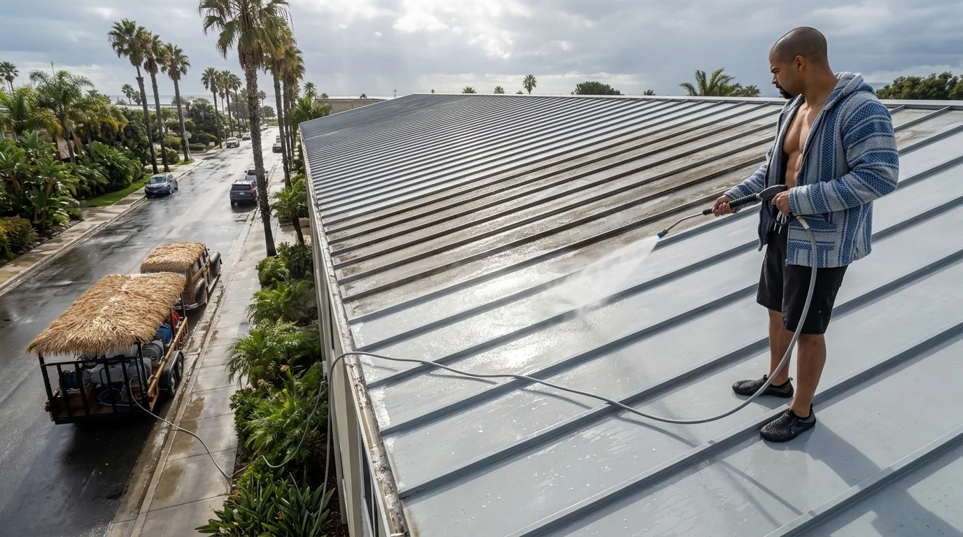 Naples Metal Roof Cleaning
