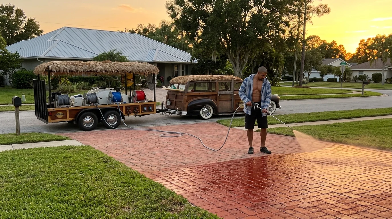 Naples Paver Driveway Sealing