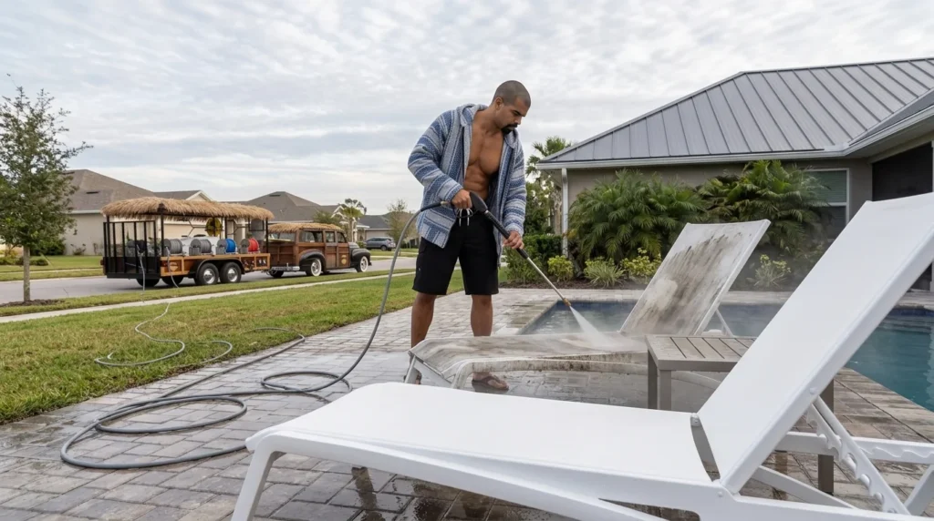Pool Furniture Cleaning Naples FL