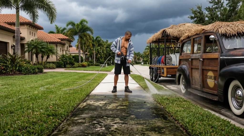 Sidewalk Cleaning Naples FL