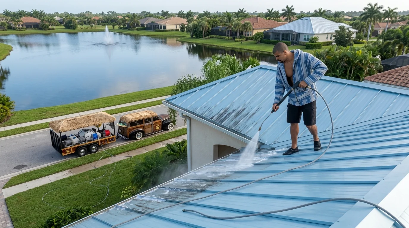 Reflection Lakes Roof Cleaning