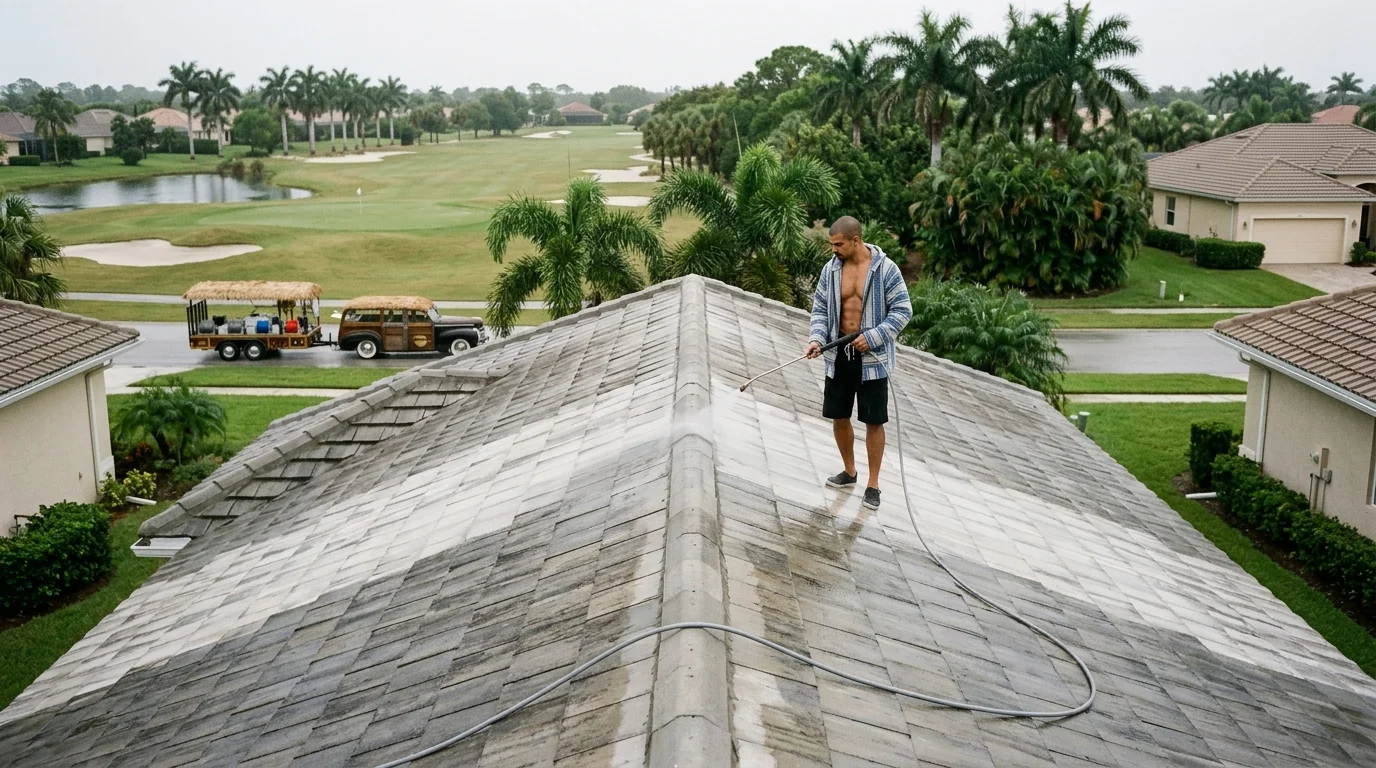 Royal Palm Golf Estates Roof Cleaning